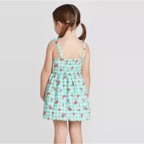 NWT 18mo Cat & Jack Watermelon Tank Dress - Picture 3 of 3